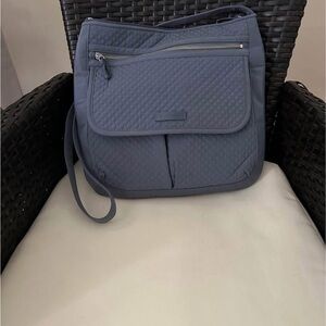 Vera Bradley Blue Gray Quilted Crossbody Bag